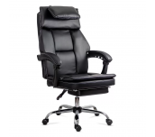 ДИРЕКТОРСКИ СТОЛ RONALDO ЕКО КОЖА ЧЕРЕН