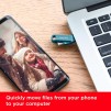 SanDisk Флаш памет 256Gb Ultra Drive Go USB-C Type-C, BLUE