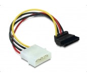 Кабел DeLock Power SATA HDD към 4 pin, на 90°, 15 cm