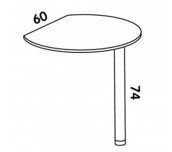 СЕКТОР ЪГЛОВ С МЕТАЛЕН КРАК SMART 2Б 60/60/74