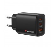 Verbatim Essentials GaN Charger 65W EU plug Black
