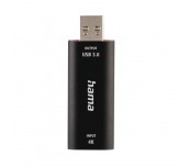 Video Recording стик HAMA 74257, HDMI женско - USB мъжко, 4К, Черен