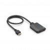 HAMA Сплитер 4K HDMI мъжко - 2 x HDMI женско, черен