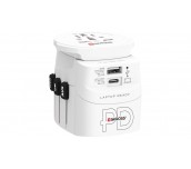 Адаптер SKROSS PRO Light USB, 1.302474, World, Бял