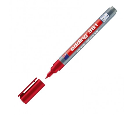 МАРКЕР ЗА БЯЛА ДЪСКА EDDING 361 1ММ ЧЕРВЕН