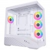 Кутия Lian Li Vector V100 ARGB Mid-Tower, Tempered Glass - White
