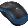 Безжична оптична мишка LOGITECH M185, Синя, USB