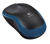 Безжична оптична мишка LOGITECH M185, Синя, USB
