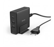 Универсална зарядна станция, 3 порта, USB-C / USB-A (PD), 5-20V/65W, 200017