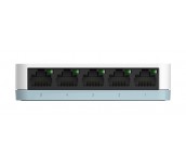 Суич D-Link DGS-1005D/E, 5 портов, 10/100/1000, Gigabit, Desktop