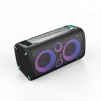 Hisense Party Rocker One Plus (HP110) Bluetooth Speaker with 300W Power, Built-in Woofer, Karaoke Mode, Built-in Wireless Charging Pad, AUX Input and Output, USB, 15 Hour Long-Lasting Battery 4 x 2500Ah, 2x mics included