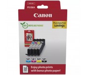 Canon CLI-581 C/M/Y/BK  Photo Value Pack