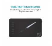 Графичен таблет HUION Inspiroy H640P, USB, Черен