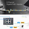 PoE инжектор Cudy POE220, Gigabit PoE+/PoE, 2 x 30W