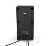 Тонколонки HAMA Sonic LS-208, 2.0, 3.5mm жак, Черен