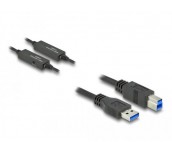 Кабел Delock USB-A - USB-B, USB 3.2, 10м