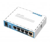 Безжичен Access point MiKrotik RB952Ui-5ac2nD, 5 x 10/100 Mbps, USB-A, PoE, Бял