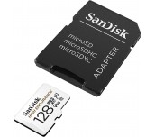 Карта памет SANDISK micro SDXC UHS-I, U3, SD Адаптер, 128GB