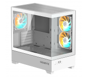 Кутия GIGABYTE C201 PANORAMIC ICE + 3 ARGB Вентилатора