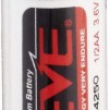 Литиево тионилхлоридна  батерия EVE 3.6 V  1/2AA ER14250 /STD/с пъпка/ EVE BATTERY