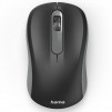 Безжична оптична мишка HAMA AMW-200, USB, 3 бутона, 2.4 GHz, Сив/Черен