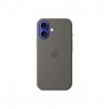 Apple iPhone 16 Silicone Case with MagSafe - Stone Grey