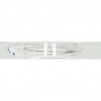 Мрежов кабел HAMA Flexi-Slim, U/UTP CAT 6a, 10 Gbit/s, RJ-45 - RJ45, 0.75 m, Бял