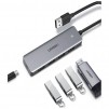 ХЪБ UGREEN CМ219 4xUSB3.0 A,1xUSB-C,INPUT USB3.0 A