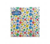 САЛФЕТКИ ALVESTA 33Х33 70БР ЦВ ТОЧКИ