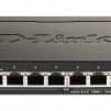 Суич D-Link DGS-1100-08PV2/E, 8 портов PoE 10/100/1000 Gigabit Smart Switch, управляем, за монтаж в шкаф