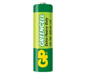 Цинк карбонова батерия GP R6  GREENCELL 15G-S4 /4 бр. в опаковка/ shrink 1.5V