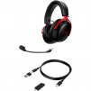 Геймърски слушалки HyperX, Cloud III, Безжични, Микрофон, Черно/Червено