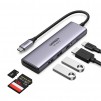 МУЛТИФУНКЦИОНАЛЕН АДАПТЕР UGREEN CM511 6in1 HDMI/USB A/SD+PD