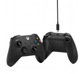 Геймърски контролер Microsoft Xbox + Type-C кабел Black