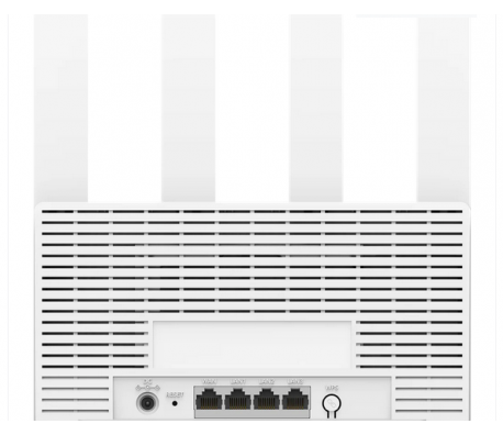 Безжичен рутер Cudy BE3600 Gigabit Dual Band Wi-Fi 7, 4x10/100/1000, 4x5dBi антени, бял