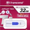 Transcend 32GB JETFLASH 790, USB 3.1, white