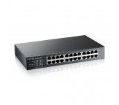 Суич ZyXEL GS1915-24E, 24-портов, Gigabit, Управляем, Монтаж в шкаф