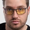 Компютърни очила GUNNAR Plaid Graphite - Amber