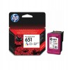 HP 651 Tri-colour Ink Cartridge 