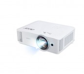 Acer Projector S1287, DLP, Short Throw 0.6, XGA (1024x768), Max WUXGA (1920x1200), 4000 ANSI Lumens, 20,000:1 Dynamic Black, HDMI 3D Ready, 2x HDMI (1.4b), DC Out (5V/1A, USB-A), RS232, Speaker 16W, B