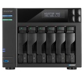 Asustor Lockerstor AS6706, 6 Bay NAS, Intel Jasper Lake Quad-Core 2.0GHz, 8GB RAM DDR4, 2.5GbEx2, M.2 SSD Slots x 4 (Diskless), USB 3.2 Gen 2x2, Toolless installation, with hot-swappable tray, hardwar