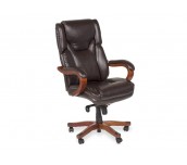 СТОЛ ДИРЕКТОРСКИ HARISAN 6400 ЕКО КОЖА Т.ШОКОЛАД