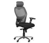 ЕРГОНОМИЧЕН СТОЛ CARMEN 7520 МЕШ СИВ