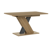 ТРАПЕЗНА МАСА EXEL T ДЪБ ВОТАН/ТЪМНО СИВ