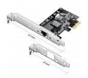 Мрежова карта Cudy PE10, PCIe, 3-бандов, 1 x 10/100/1000 Mbps