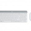 Logitech Slim Wireless Keyboard and Mouse Combo MK470 - OFFWHITE