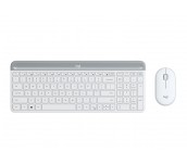 Logitech Slim Wireless Keyboard and Mouse Combo MK470 - OFFWHITE