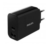 ЗАРЯДНО PHILIPS DLP2621 220V,1xUSBA,1xTypeC,36W