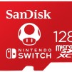 Карта памет SanDisk for Nintendo Switch, microSDXC UHS-I, 128GB, До 100MB/s