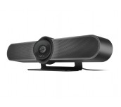 Logitech MeetUp Confererence Solution, Ultra HD 4K 30 fps, Up To 6 Seats, Super Wide 120°, Motorized PT, RightSight, RightLight, RightSound, 5x HD Zoom, Black